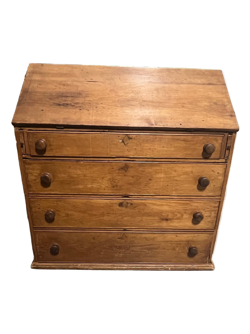 American Federal Style Cherry Slant Front Chest