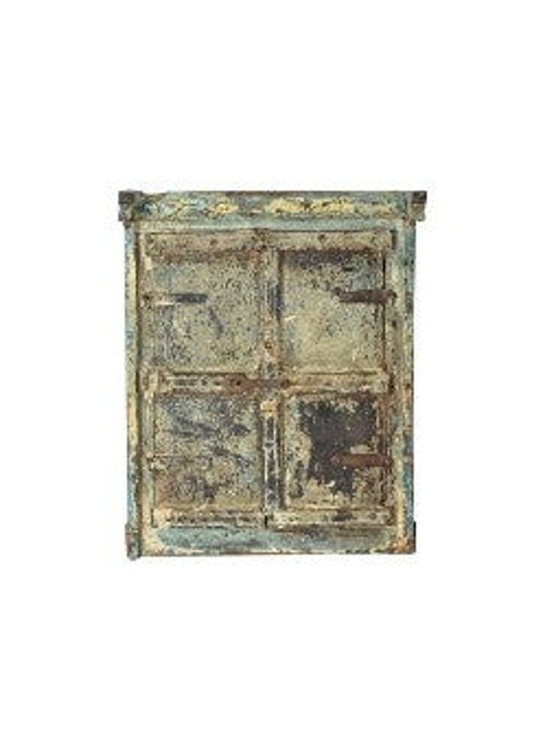 Old Shutter Window With Mirror
