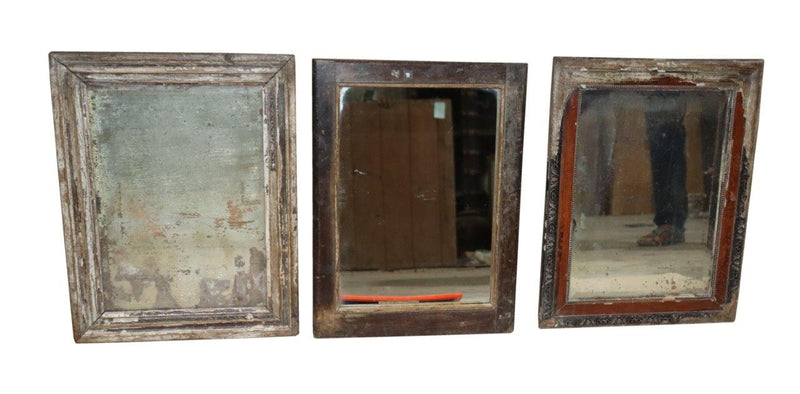 Vintage Wood Mirror