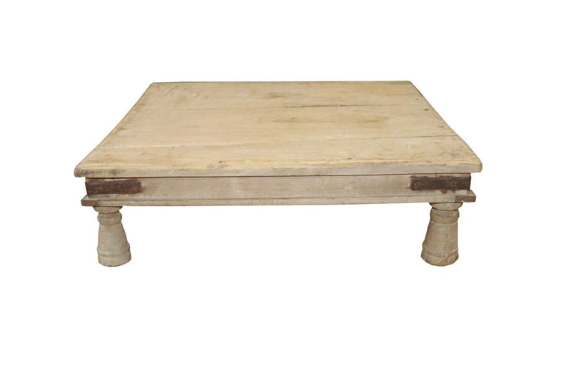Light Wood & Metal Bajot