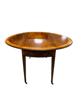 Georgian Inlaid Mahogany Pembroke Table