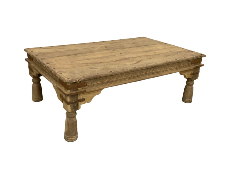 Refurbished Wood Coffee Table | 69"