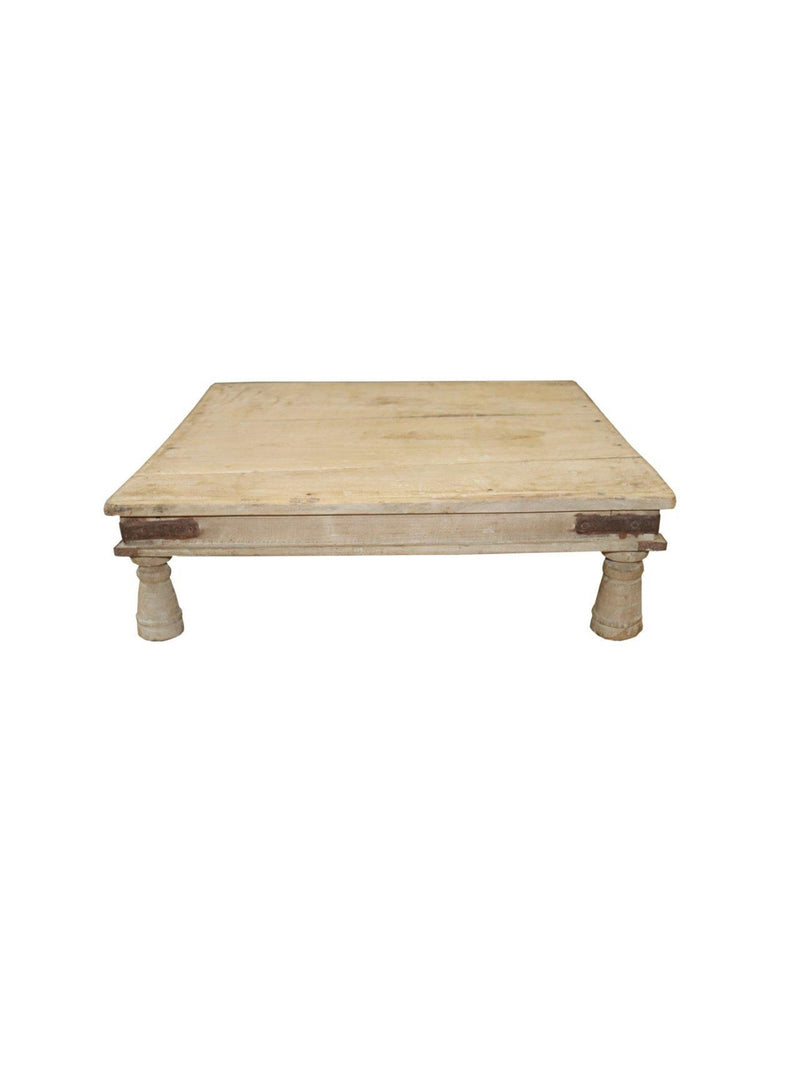 Light Wood & Metal Bajot