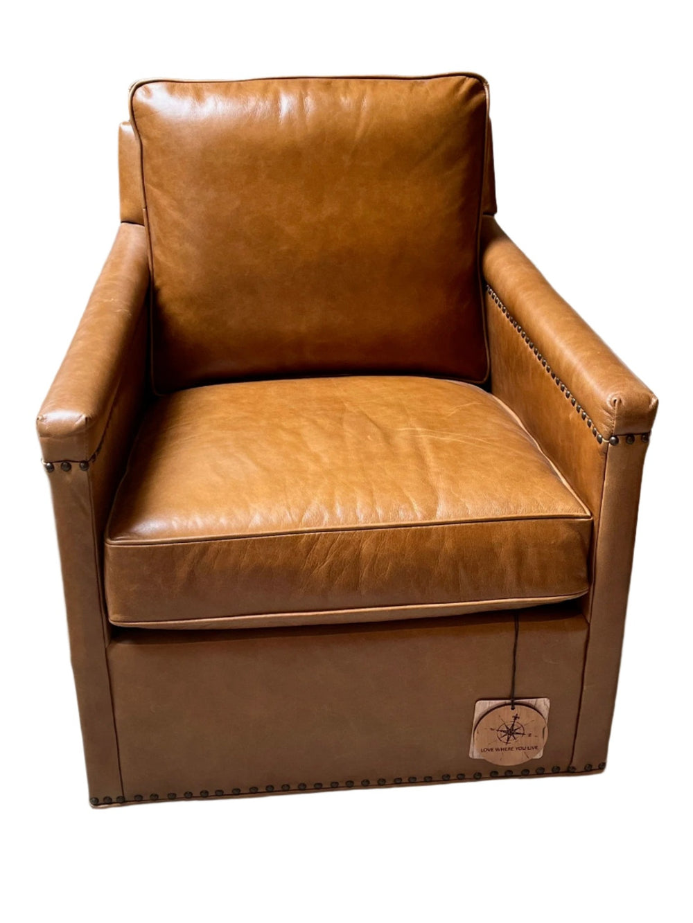 Brooklyn Leather Swivel | Elijah Bourbon