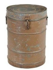 Iron Round Container