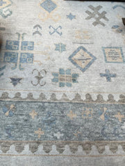 Turkish Hand Knotted Oushak Rug 10X14