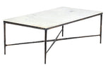 Marble and Bronze Coffee Table