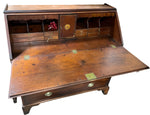 American Chippendale Slant Front Desk with Hutch