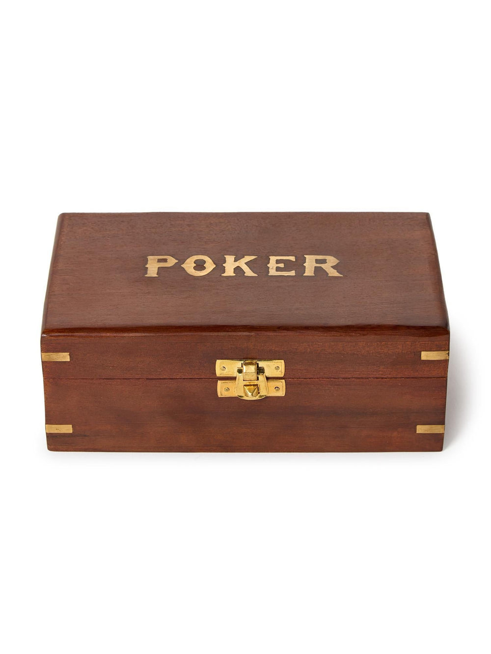Turf Club Poker Set in Hand-Crafted Wood Box