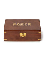 Turf Club Poker Set in Hand-Crafted Wood Box