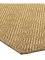 Maize Diamond Rug | Burnt Umber 8 x 10
