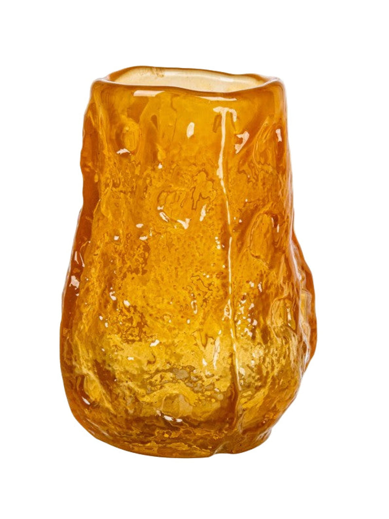 Hand Blown Persimmon Vase