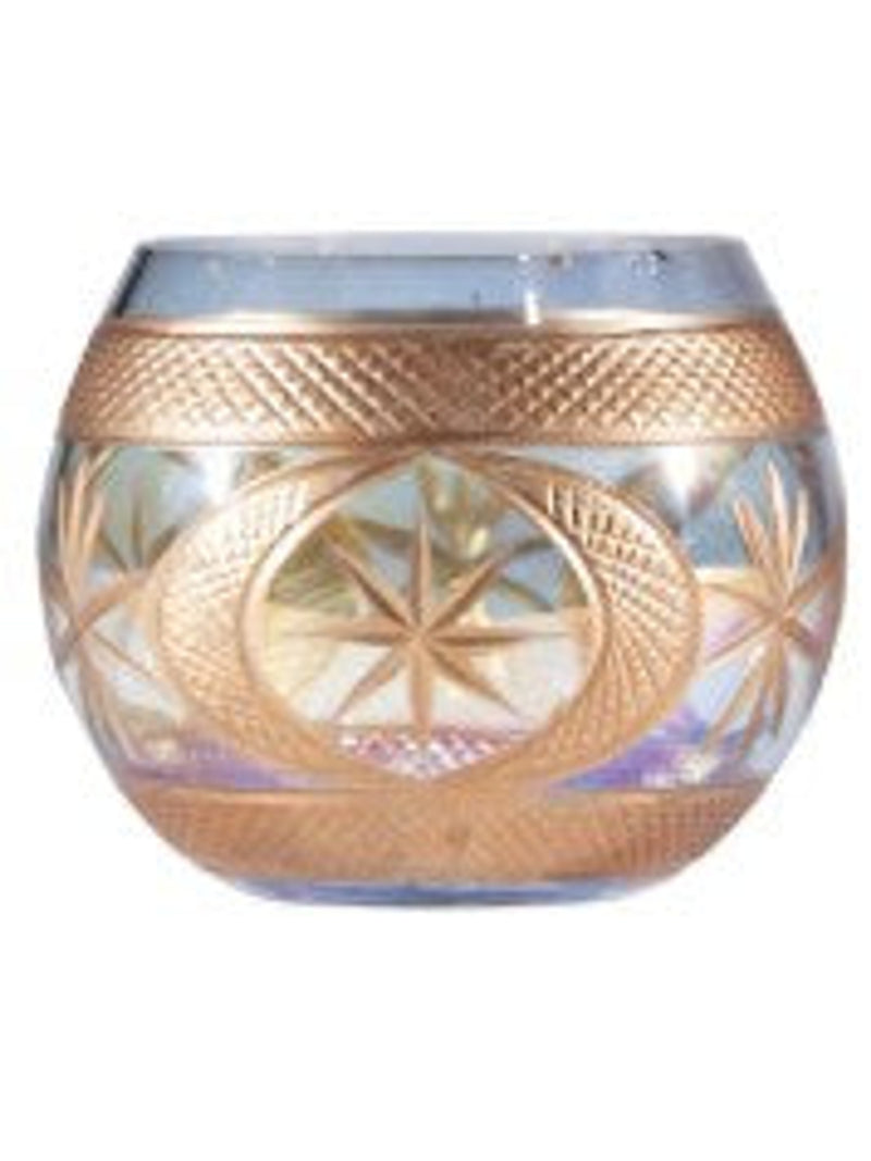 Etched Snowflake Votive Holder