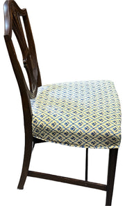 Wheat Motif Fiddle Back Dining Chairs Set/4