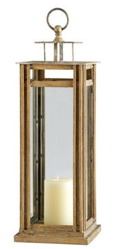 Tower Candleholder | Ancient Gold Finish