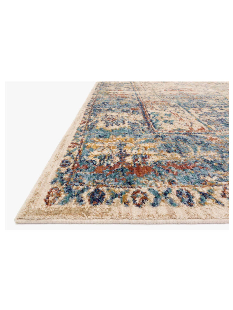 Anastasia Sand | Lt. Blue Rug 5x8