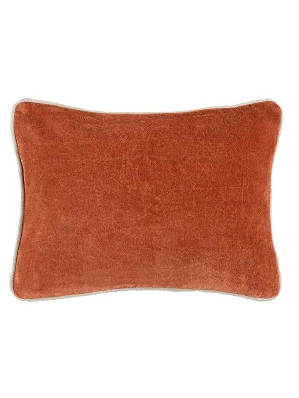 Heirloom Velvet Terra Cotta Kidney Pillow