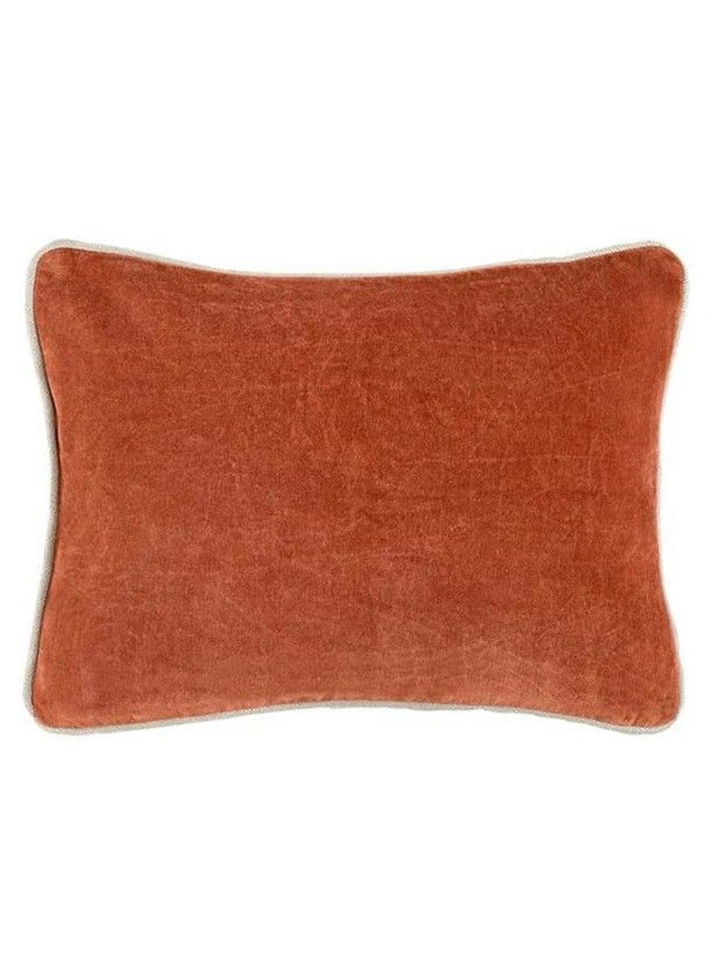 Heirloom Velvet Terra Cotta Kidney Pillow