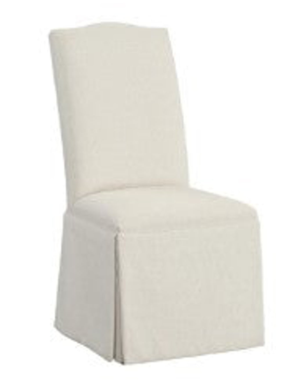 Camel Tall Back Skirted Dining Chair