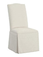 Camel Tall Back Skirted Dining Chair
