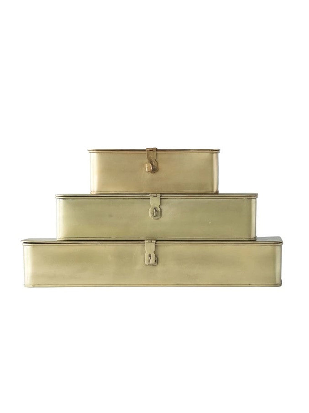 Lg. Brass Decorative Metal Box