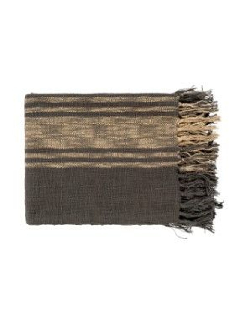 Throw | Charcoal / Beige