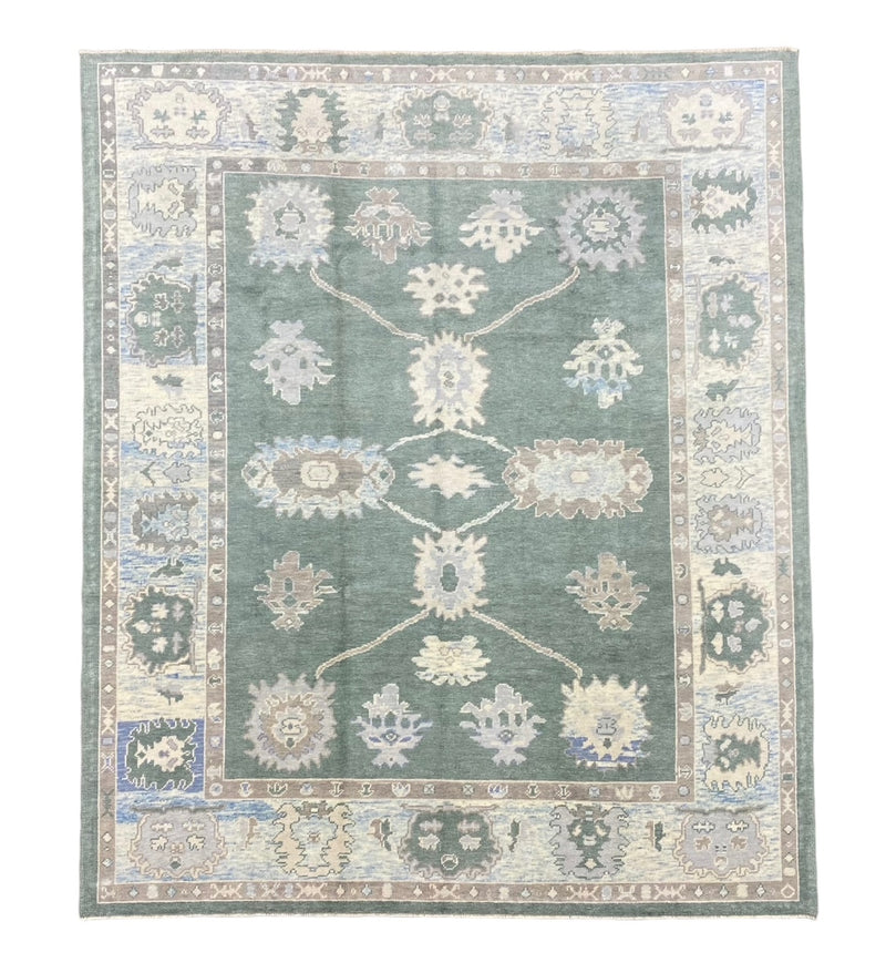 Turkish 8 x10 Hand Knotted Rug -100% Wool