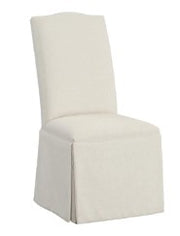 Camel Tall Back Skirted Dining Chair