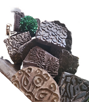 Old Wood Block w/Handle