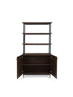 Burlwood Cabinet w Shelves