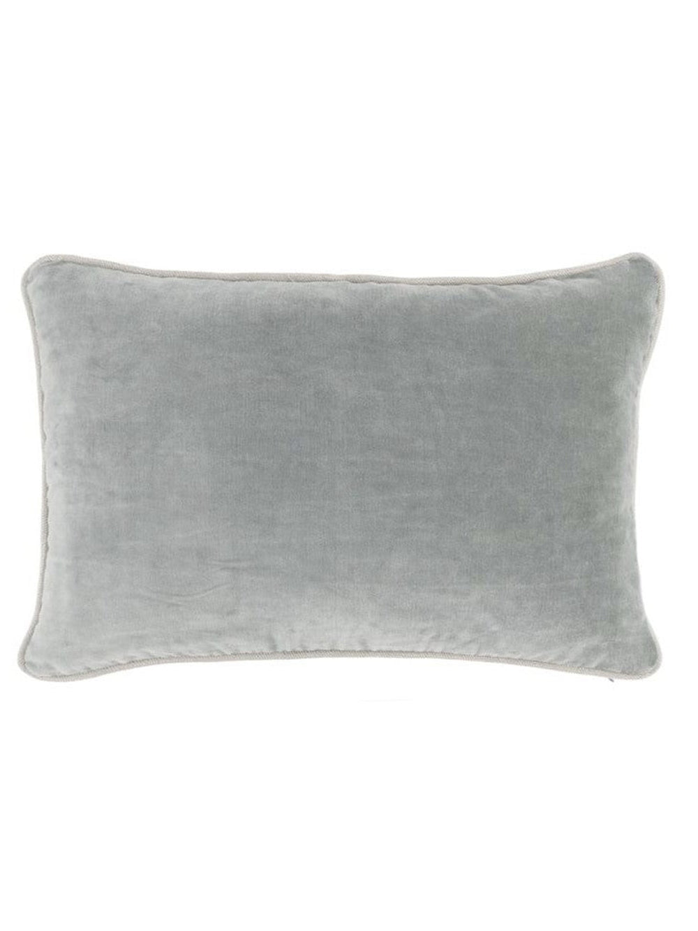 Heirloom Velvet Kidney Pillow | Bay Green