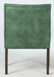 Grace Arm Dining Chair | Green Velvet