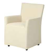 Grider Arm Dining Chair | Angora Linen