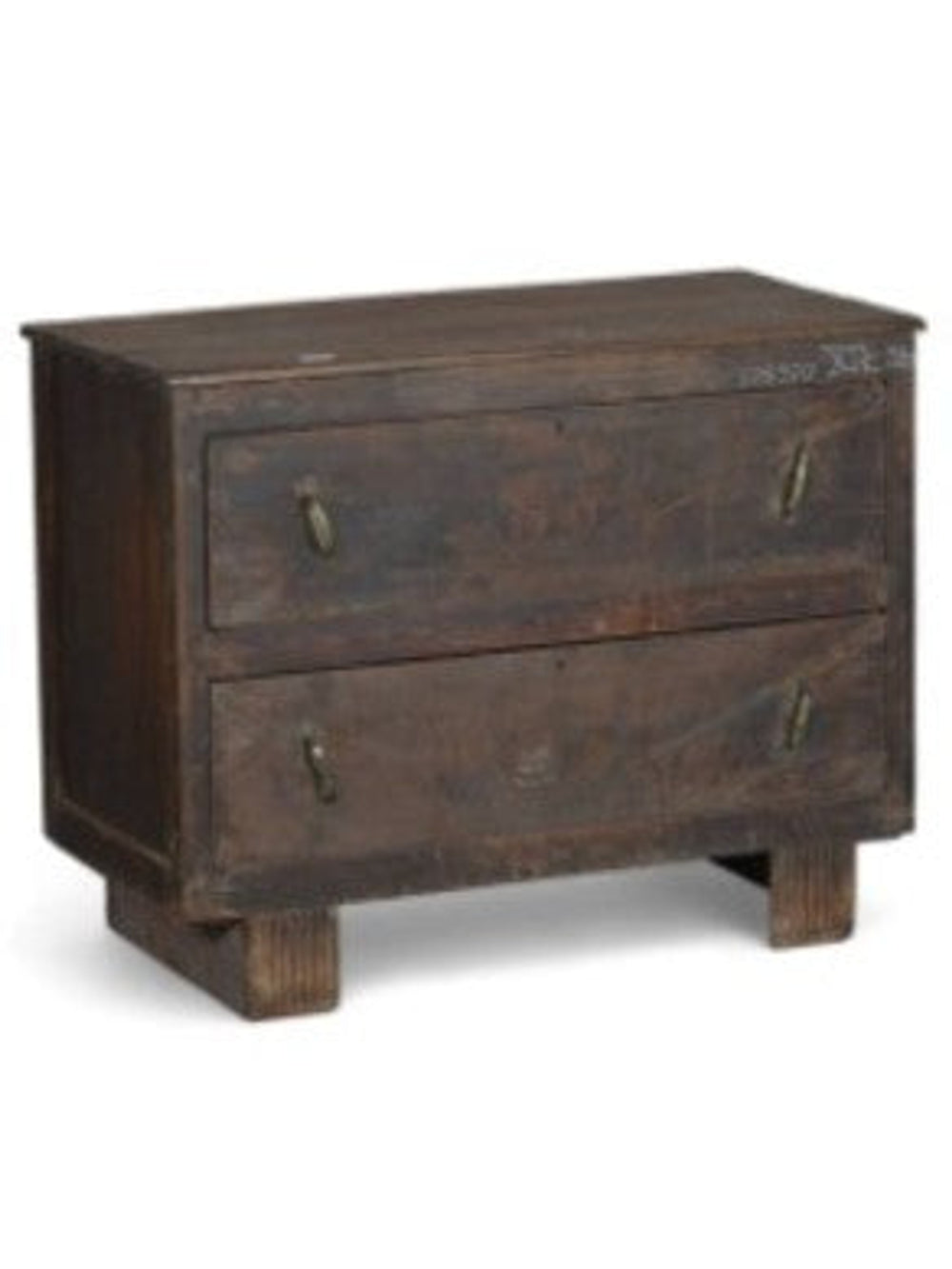 Wooden 2 Drawer Chest