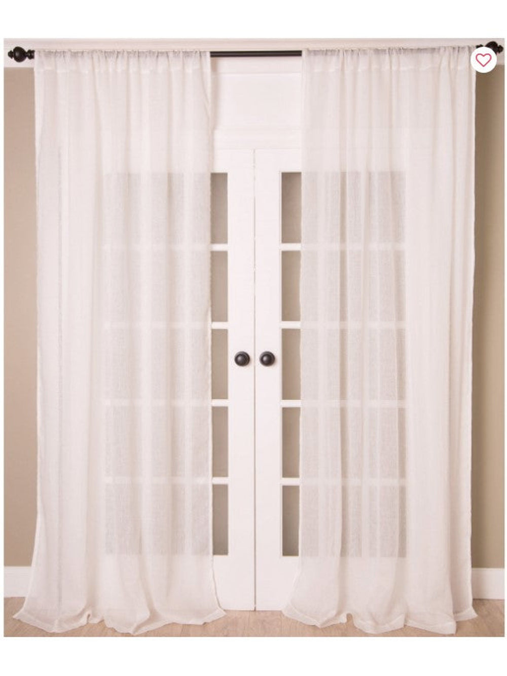 Linen Sheer Panels