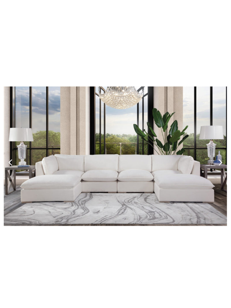 Burbank Sectional w/Double Chaise
