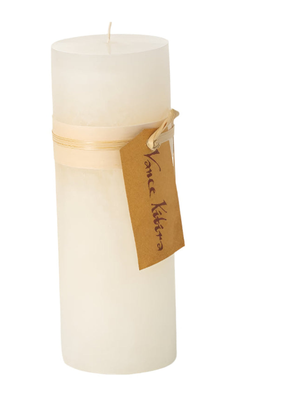 9" Timber Pillar Candle | Melon White