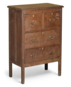 Antique Wooden 4 Drawer Chest