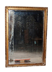 Brown Distressed Wood Mirror