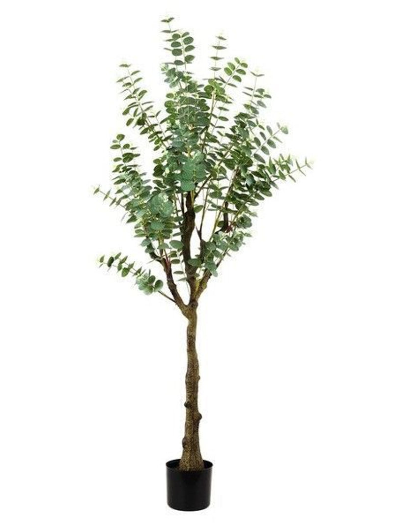 Faux Eucalyptus Potted Tree