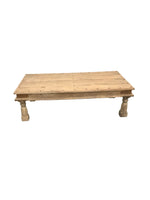 Vintage Carved Coffee Table | 62"