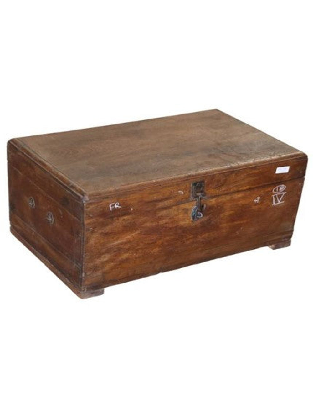 Old Wood Box On Stand
