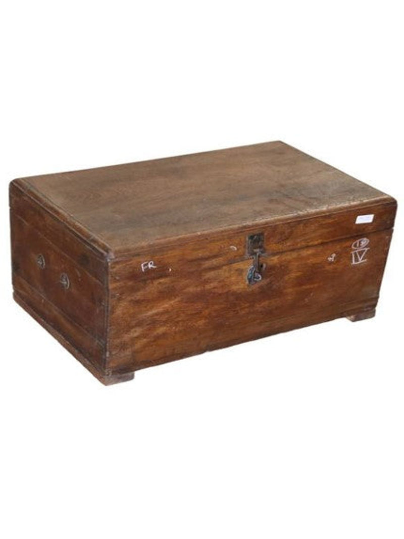 Old Wood Box On Stand