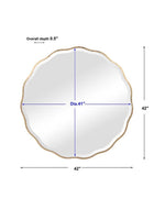 Aneta Round Mirror