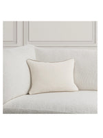 Heirloom Velvet Kidney Pillow | Ivory