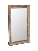 Old Wood Light Blue & Brown Mirror
