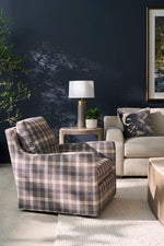 Olivia Swivel Chair | Natural | 30 x 40 x 37