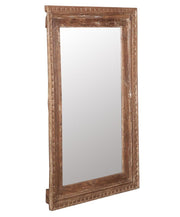 Carved Edge Wood Mirror