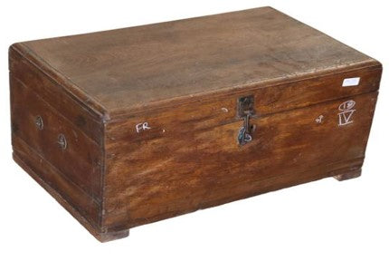 Old Wood Box On Stand
