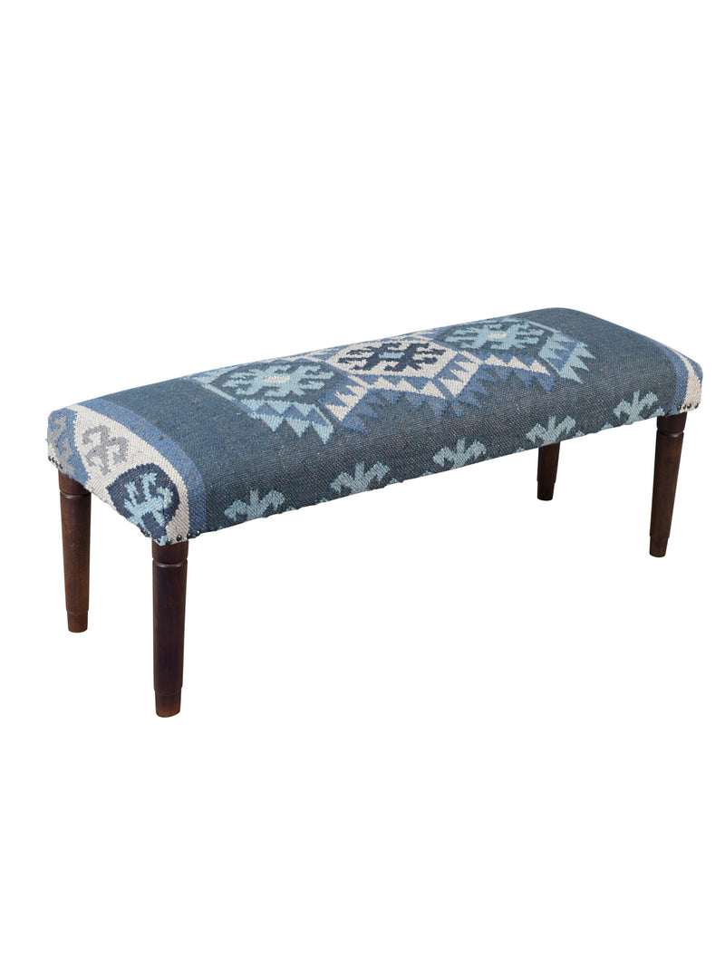 Blue Accent Bench